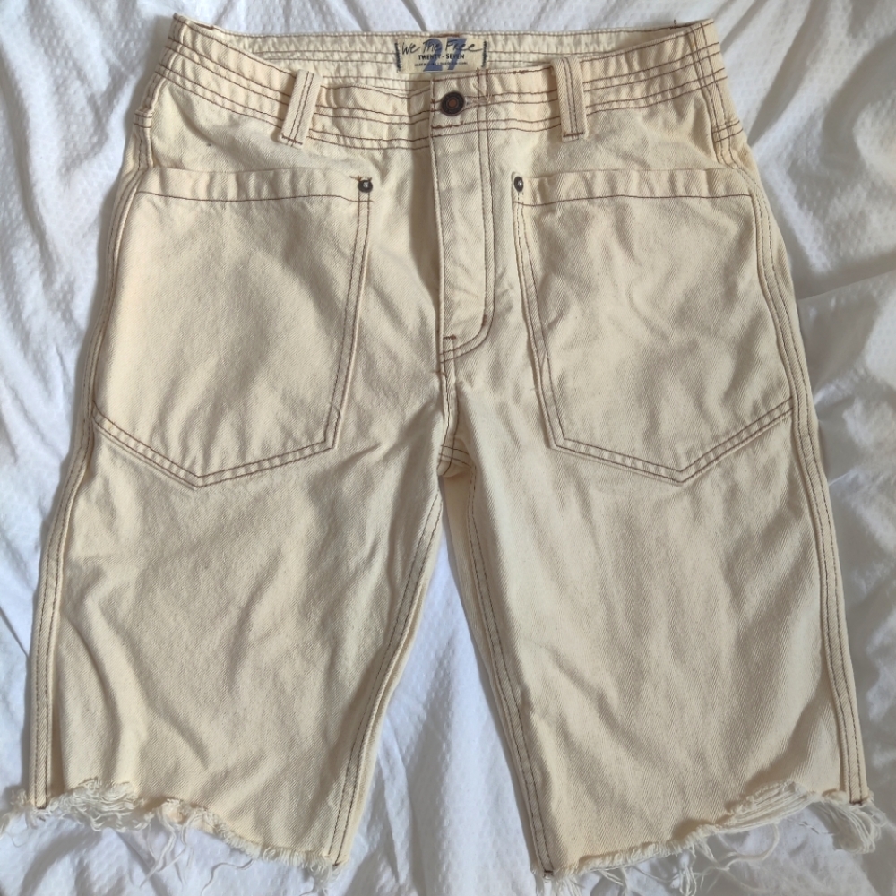 Free People Rebel Rouser Denim Cut-Off Shorts